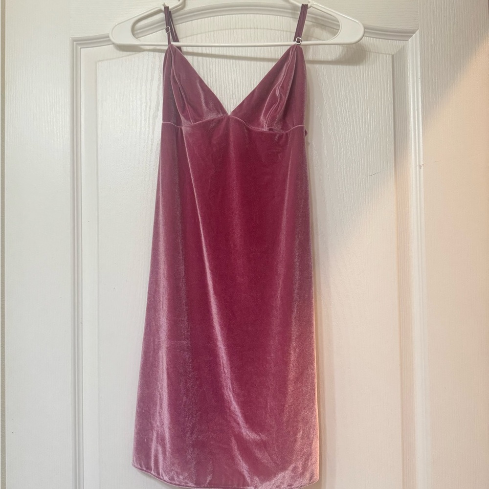 VINTAGE VICTORIA’s SECRET VELVET SLIP DRESS